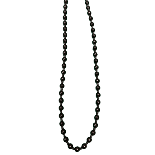 Black Plastic No. 10 Chain Continuous Loop (4.5mm Ball)