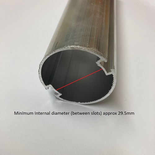 40mm Outside Diameter Roller Blind Tube