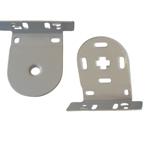 Pair of 40mm White Unishade Roller Blind Brackets