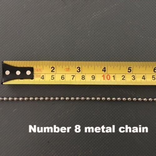 Metal No. 8 Chain (Sold in Metres)